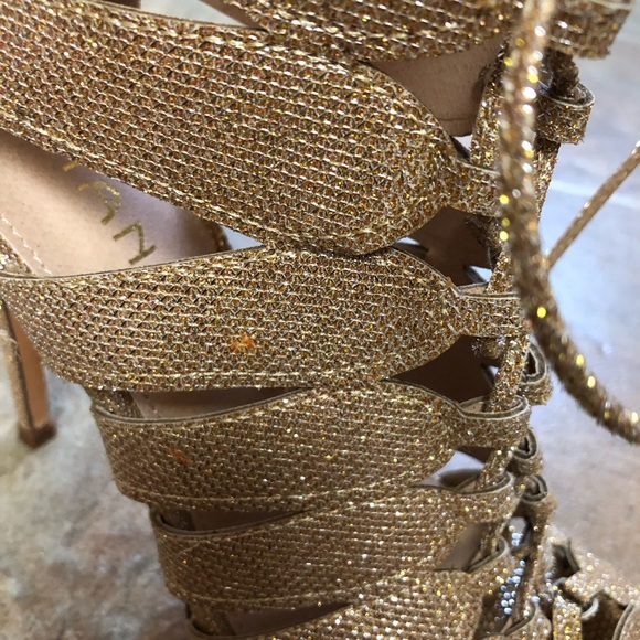 LILIANA HIGH HEEL GLITTER BOOTIES SIZE: 9.0 - Picture 9 of 15